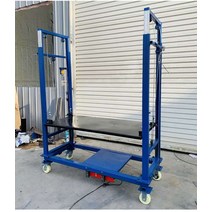 이동식 전동 아시바 비계 스캐폴딩 리프트 작업대, 리프트 2m 하중 300kg 리모콘