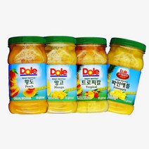 Dole 간편과일 후룻바틀 디저트 4종 666g, 1box, 트로피칼 바틀 2입