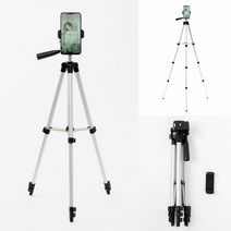 카메라 스마트폰 삼각대 130CM 실버 폰삼각대 DSLR카메라삼각대