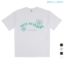 폴앤폴 폴앤폴 선라이트 릴렉스핏 남여공용 반팔 20수