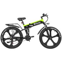 접이식 전동자전거 전기자전거 배달 렌탈 키트 폴딩 전기 자전거 남성용 산악 48V 1000w ebike 스노우 26 인치 40 페달 최대 kmh 사이클링 전자, 12.8Ah LG Green