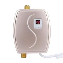 인스턴트 전기 수도꼭지 주방 빠른 난방 일정한 온도 가정용 냉온 미니 온수기 3800w 인스턴트, 황금, EU 플러그