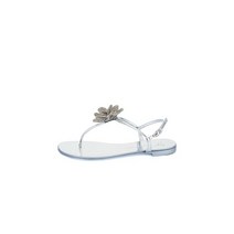 GIUSEPPE ZANOTTI 주세페자노티 WOMEN ROCK 크리스탈 플라워 샌들 - 실버