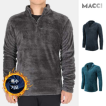 MACCI 양털 집업 후리스 반폴라 집업 긴팔 티셔츠 겨울 작업복 상의 등산복 아웃도어 빅사이즈