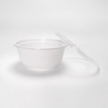 [BP] P-175-1000W 화이트 175파이 원형 죽 계란찜 포장 용기+뚜껑포함 300SET, [BP] P-175-1000W 300세트