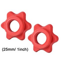 강남헬스장 1쌍 안전 잠금 장치 25mm 덤벨 너트 무게 체크 바벨 바 클립 스핀 나사 록 칼라 부품, CHINA, 04 2pcs A