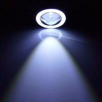 자동차 라이트 어셈블리 2pcs 12V 유니버설 COB Led 안개 화이트 블루 핑크 옐로우 그린 레드 엔젤 눈 DRL, 01 white_01 3.5inch