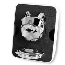 에어디 차량용 방향제 쥐 토끼 도베르만 황소 포메라니안, [포메라니안], 다크실버, 클린코튼향 2개