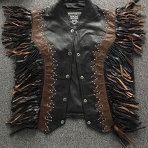 가죽 모터사이클 방수 캐주얼 모토크로스 옷 오토바이 라이딩 조끼 양피 할리 바이크자킷 빈티지 점퍼