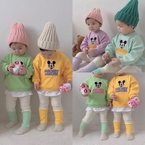 디즈니아기옷 어린이집등원룩 아기봄옷 남매룩 키즈상하복