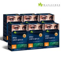 메이플트리 루테인오메가3 플러스6 30캡슐X6통 6개월분