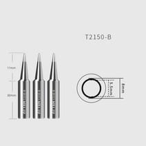 2pcs ATTEN 원래 정통 팁 ST-2150 납땜 인두, 02 2pcs T2150-B Tips