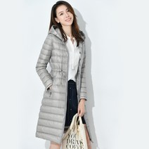cs mall 여성 경량 오리털 롱 패딩 점퍼 AJ40
