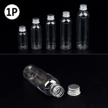 소형 액체 용기 투명 공병 패트병 5종 여행용공병 음료용기 약통, 1개, 125ml