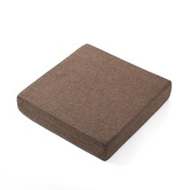 LK둔산점 사각 두꺼운방석 40x8cm 브라운 분리형커버