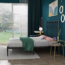 침대프레임 철제침대 골드프레임 북유럽풍침대 모던침대프레임 핀란드침대 벤치형침대 스칸디아침대, 1800mmx2000mm 옵션4