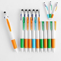 3색 스마트폰 터치 볼펜 10p 문구사무용품 볼펜세트 사무용품쇼핑몰 잘써지는볼펜 사무용품전문점 필기용품 볼펜