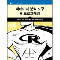 빅데이터 분석 도구 R 프로그래밍 : 데이터 고급 분석과 통계 프로그래밍을 위한, 에이콘출판사