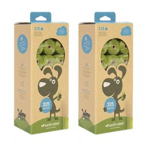 어스레이티드 스탠더드 백 배변봉투 무향 22.9 x 33cm, Green, 630개입, 1개