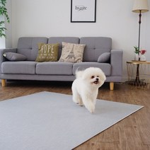 휴팡 단면 4T 사각형 애견매트[미끄럼방지 슬개골보호 강아지매트] 대형 140x200cm, 직물패턴