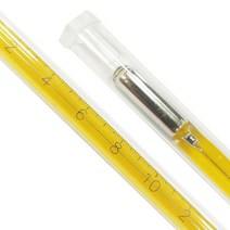 국산/표준온도계 0도 to 50도/ 0.1도 단위/길이 420mm