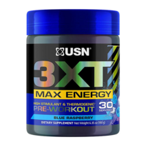 삼슥이 USN 쓰리엑스티 30서빙 ( 3XT MAX ENERGY 30 SERVS ) 프리워크아웃 헬스 부스터 보충제, GREEN APPLE