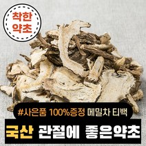 [메밀차 티백 100%사은품 증정] 국산 관절에 좋은 약초 당귀 접골목 볶은두충 우슬뿌리 독활, 국산 당귀(말린당귀), 100g