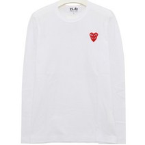 [꼼데가르송] 22FW P1T292 WHITE 긴팔 티셔츠