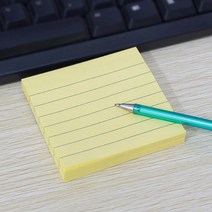 데스크소품 접착식 라인 메모지 심심풀이 학용품 5개
