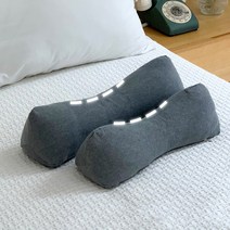 누아베개 경추목베개 수건 원형 거북목 일자목, 숯그레이(기본사이즈), 편백큐브