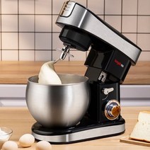 LONGDE 제빵 가정용 빵 밀가루 반죽기 믹싱기 거품기 6.5L 1500W, 1개