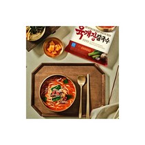 풀무원 아침식사대용 육개장칼국수 415g (2인분) 간편식 맛있는밥 즉석식품, 1개