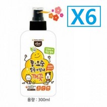 애완동물 얼룩 냄새 탈취제 세정미스트 300ml 6개입, 쿠팡 6개입