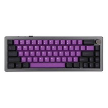 스웨그키 TTC EPOMAKER EK68 65 가스켓 기계 키보드 손잡이 핫스왑 24Ghz블루투스 50USBC 무선 유선 3000 RGB NKRO, 없음, 없음, Black Purple Cherry+Flamingo L