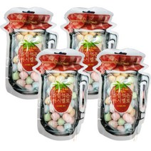 과일 먹은 마시멜로 70g x 4팩 겉바속촉 새콤달콤 쫀득 마시멜로우캔디, 1개