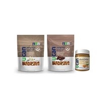 UCAN 바닐라 초콜릿 에너지 믹스 아몬드 버터 번들 설탕 무첨가 간장 미함유 비GMO 비건 글루텐 케토 친화적