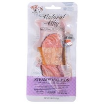 기력회복 강아지 특식 증기로 찐 연어 3개 강냥이음식