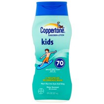 Coppertone 아동용 자외선 차단 로션 SPF 70+ 226.8g
