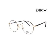 [DIKY] 디키 DK632D_003_50_BK 라운드 메탈 패션 안경테