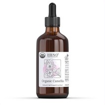 HBNO 카멜리아 오일 - 100% 순수 & 천연 USDA 인증 얼굴 몸 입술 머리카락 로션 컨디셔너용 120ml(4온스)143266