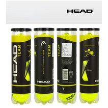 테니스공 오리지널 헤드 테니스 공 경쟁 훈련 팀 고탄성 저항 투어 3B 4B 1 튜브, [09] TEAM 4
