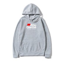 아부가르시아 낚싯대 아부 가르시아 릴 낚시 아우터 커스텀 스웨트 아우터, S, Light gray Thanks