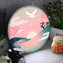 [천삼백케이] [꾸밈] nb770-LED액자25R성공기원산수화, 타입 4