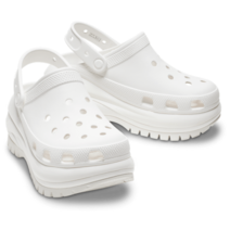 국내매장용 CROCS 크록스 클래식 메가 크러쉬 클로그 MEGA CRUSH CLOG WHITE 화이트 207988 여성 키높이 슬리퍼