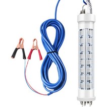 물고기 집어등 야간 오징어 갈치 램프 밤 낚시 12V, 300W 초록불 12V-5미터 길이, 140W초록불12V-5미터