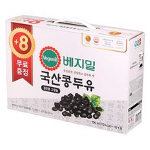 원하프검은콩고칼슘국산콩두유190MLx24입, 단품