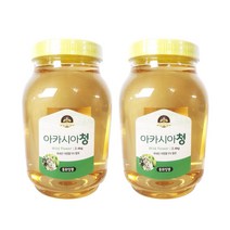 동화양봉 아카시아청 2.4kg x2개 벌꿀, 2개