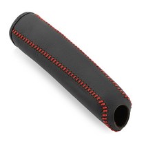 Suzuki Vitara Swift Ignis Kizashi SX4 Baleno Ertiga 용 가죽 기어 핸드 브레이크 커버 자동 인테리어, 빨간