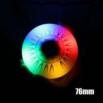 인라인바퀴 구루마마퀴 킥보드바퀴 새로 4PCS 플래시 인라인 스케이트 바퀴 90A LED 조명 80 76 72 68, 16 다크 그레이