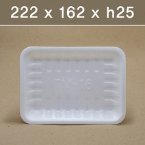 패키지요 스티로폼 사각트레이 18호 1000개